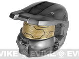 Limited Edition Rlux Custom Airsoft Wire Mesh "Master Chief" Helmet - (Black / Small)