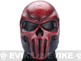Evike.com R-Custom Fiberglass Wire Mesh "Punisher 2.0" Mask - Red