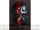 Evike.com R-Custom Fiberglass Wire Mesh "Devil's Cartel: Tyson Rios" Mask - Red Line