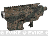 DYTAC Metal Receiver for M4 / M16 Series Airsoft AEG Rifles - Digital Woodland
