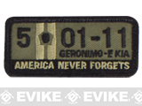 Mil-Spec Monkey "5-01-11" Velcro Patch - Forest