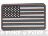 US Flag PVC Velcro Patch - Regular / SWAT