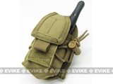 MOLLE Multi-Purpose Handheld FRS Radio MOLLE Pouch - Tan
