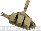 Matrix Triple Magazine Quick Draw Hard Shell Drop Leg Pouch - Tan Matrix Triple Magazine Quick Draw Hard Shell Drop Leg Pouch - Tan