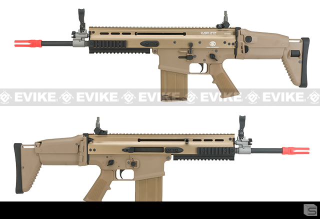 FN Herstal SCAR-H STD Licensed MK17 Gas Blowback Airsoft by WE-Tech (Color: Tan) | Pro Shop | Salient Arms