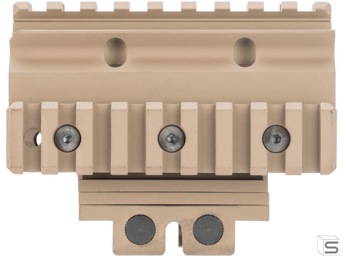 G&P 30mm Height Adjustable Sniper Scope Mount w/ Railed Hood for Rifle