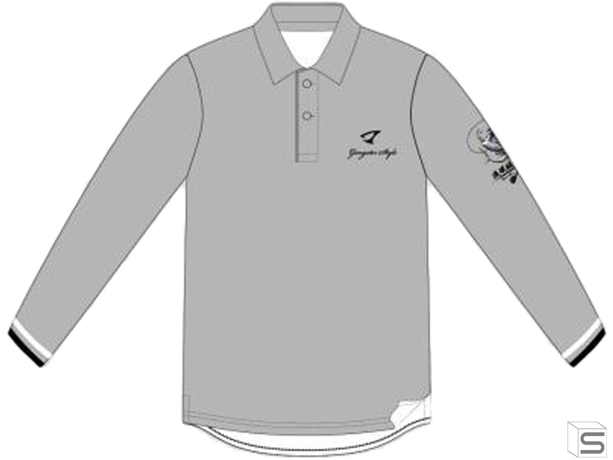 long sleeve athletic polo