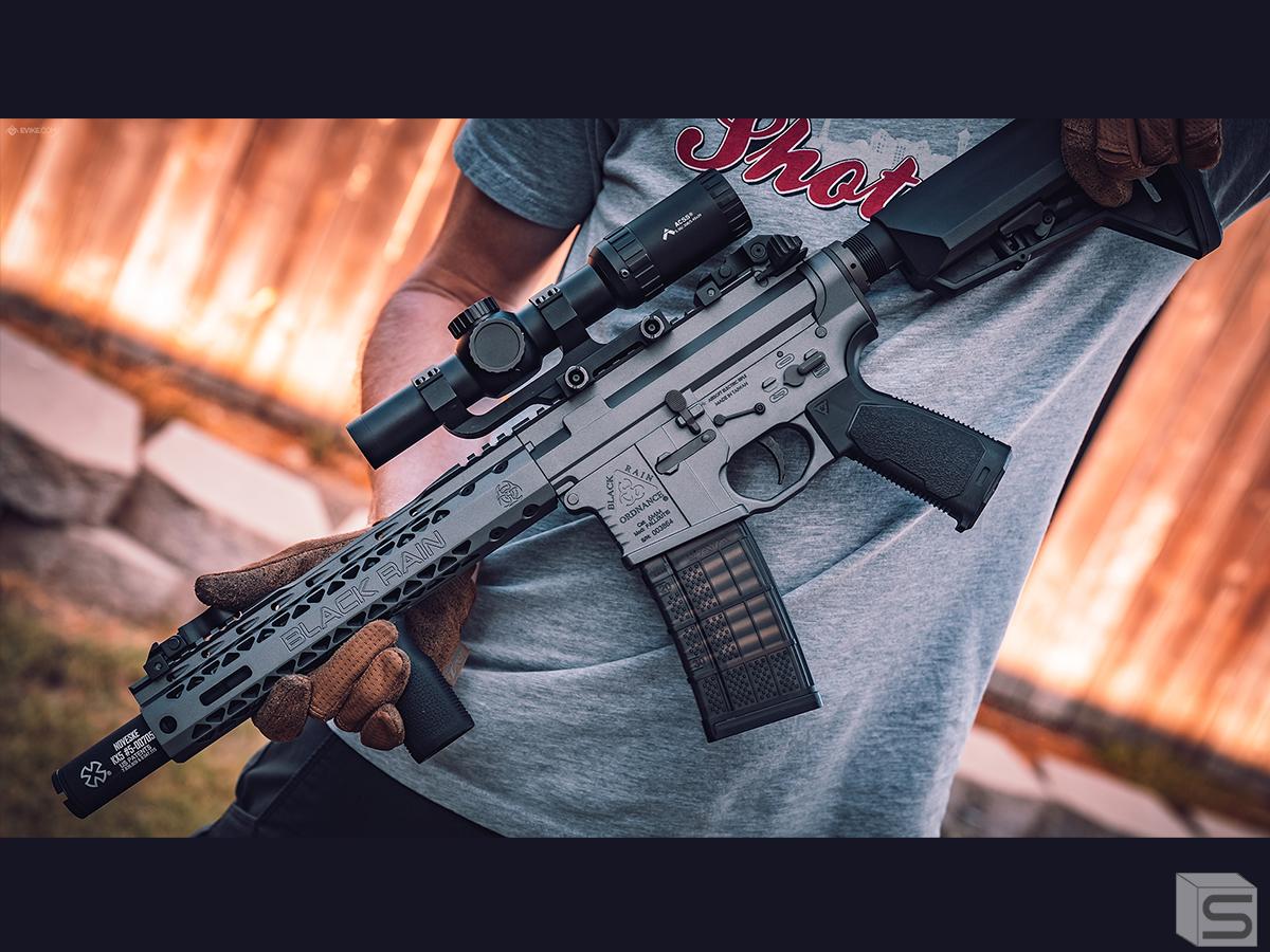 EMG Black Rain Ordnance BRO SPEC15 Licensed AR15 Airsoft AEG Rifle w