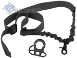 Matrix CQB-R Sling Adapter w/ One Point Bungee Sling (Black) Matrix CQB-R Sling Adapter w/ One Point Bungee Sling (Black)