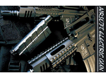 ICS Full Metal M4 Assault Pistol CQB Airsoft AEG Rifle with LE Stock