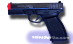 z DARKHAWK SUPER HEAVY WEIGHT GAS BLOWBACK: CHROME SLIDE
