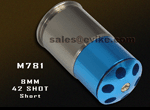 z Mad Bull M781 42 Shot 8mm Airsoft Gas Grenade Shell (Short)
