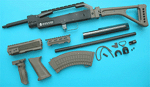 z G&P AK Skull Conversion Kit for AK Series Airsoft AEG (Folding Stock)(OD)