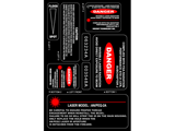 Guarder AN / PEQ II Battery Cast Sticker (Black) .
