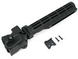 King Arms Tactical Folding Stock For AK to Use M4 Retractable Stock - Black