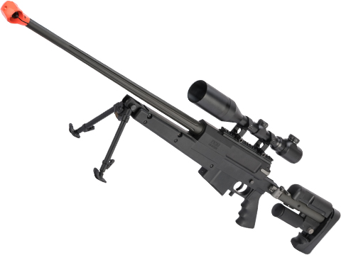 6mmProShop PGM Gas Powered Airsoft Sniper Rifle (Color: Black)