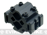 UTG Universal Tri-rail Barrel Mount with 2 Slots