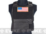 Matrix Delta Force Style Body Armor Shell Vest w/ US Flag Patch