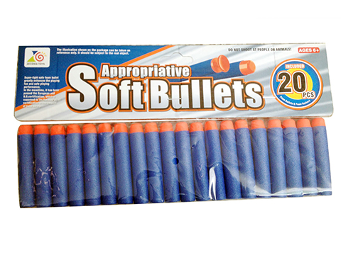 Blaze Storm Set of Foam Soft Darts (Color: Blue / Set of 20 / Soft Tip)