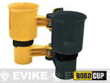 The RoboCup Portable Beverage Caddy (Color: Green Yellow)