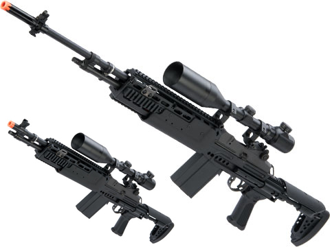 G&G Top Tech EBR M14 Airsoft AEG Rifle w/ Version 2.0 ETU MOSFET 