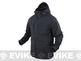 Condor Outdoor Softshell Cold Weather Parka - Black (Size: Large)