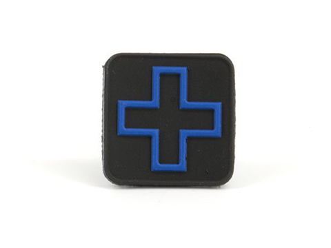 Eleven 10 - 1 PVC Cross Patches Black/Gray