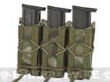 HSGI Triple Pistol TACO Modular Pistol Magazine Pouch (Color: MOLLE / Multicam)