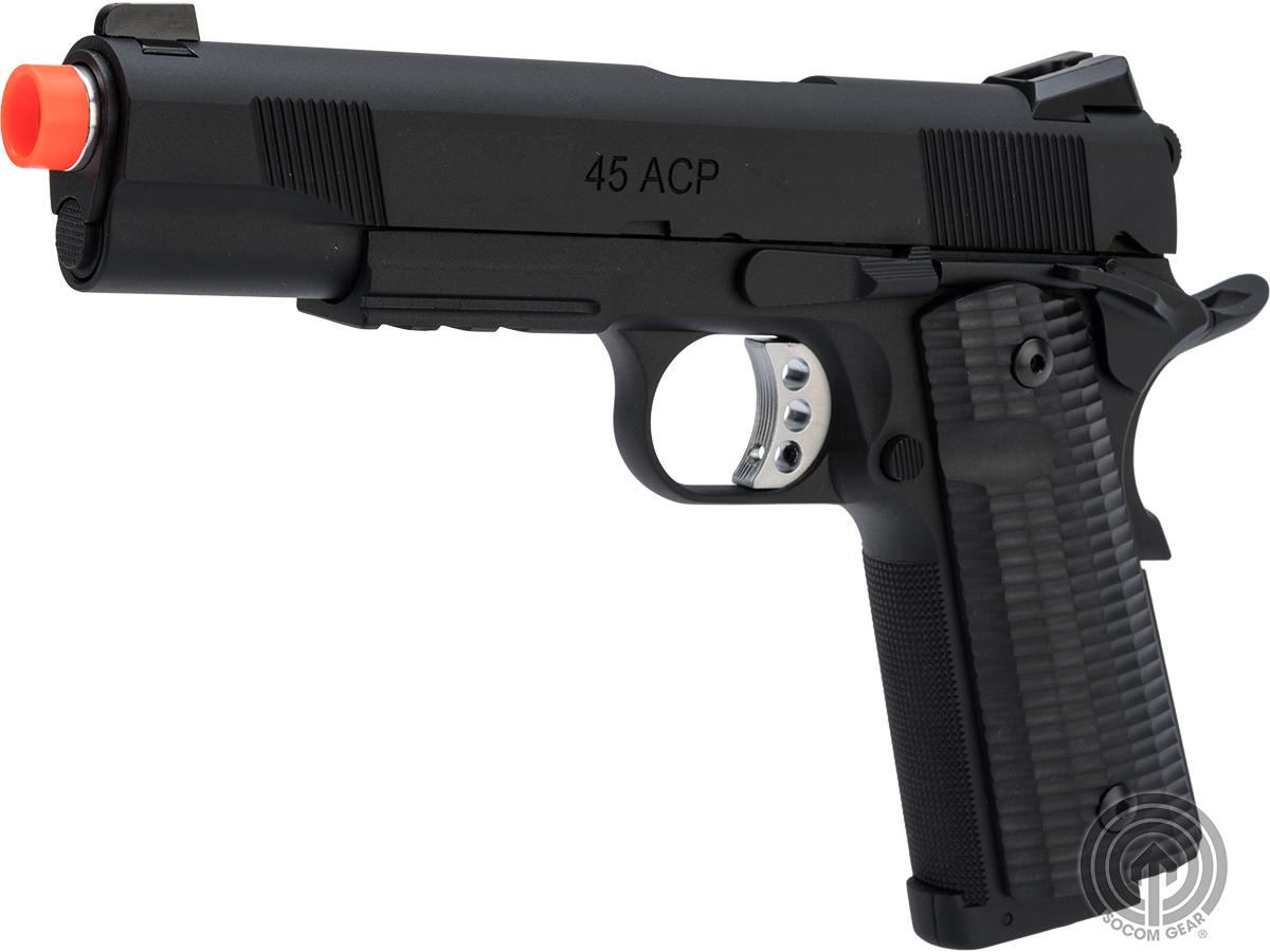 SOCOM Gear Les Baer Licensed Ultimate Recon 1911 Airsoft GBB Pistol by KJW (Model: Streamline Grip / Green Gas)