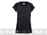Under Armour Women's Tactical Heatgear� Compression Short Sleeve T-Shirt - Black (Size: X-Small)