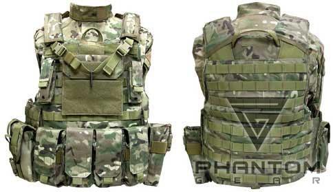 Phantom Gear Marine Force Recon Tactical Vest Full Set (Color: Multicam / Large)