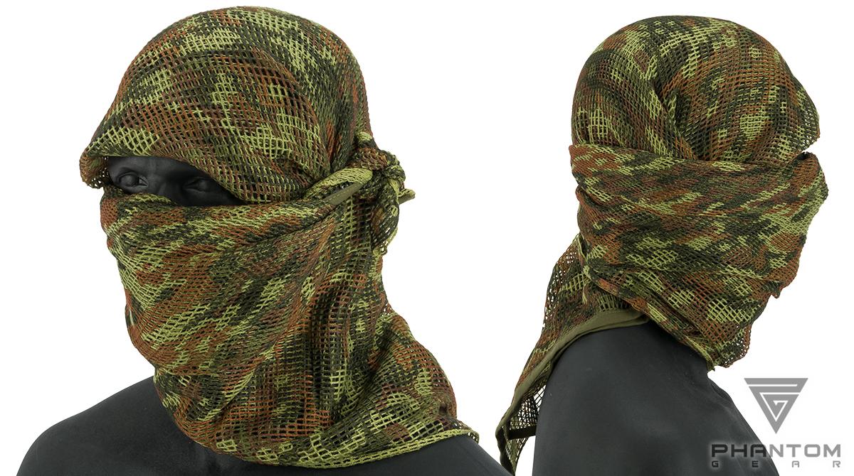 Sniper Veil Mesh Cotton Airsoft Paintball Military Scarf Shemagh HeadWrap  ROTHCO