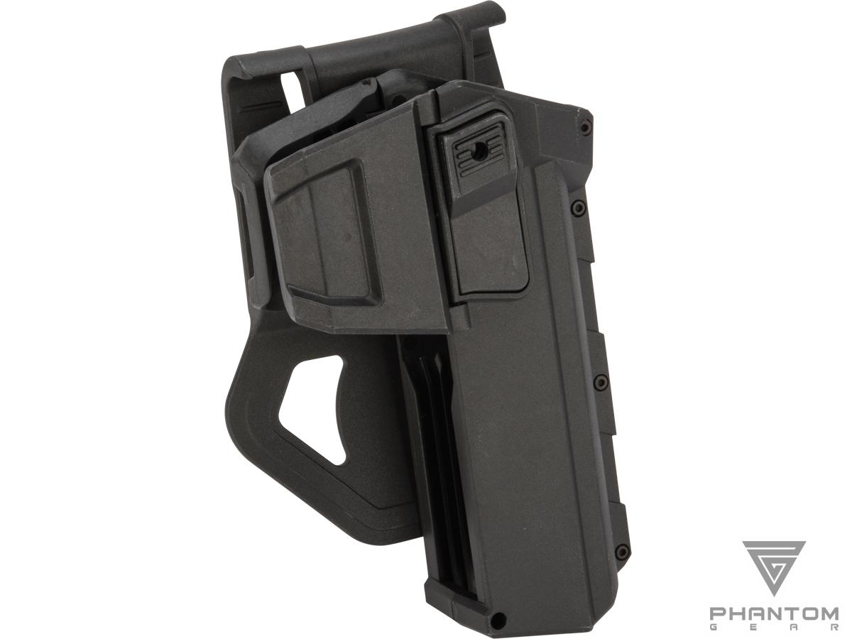 Phantom Gear Tactical Hard Shell Level 2 Retention Holster for Glock G17 (Color: Black - Paddle)