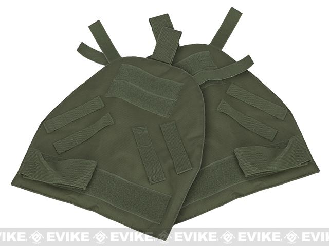 Black Owl Gear / Phantom Shoulder Guards for Interceptor OTV Body Armor / Vests (Color: OD Green / X-Large)