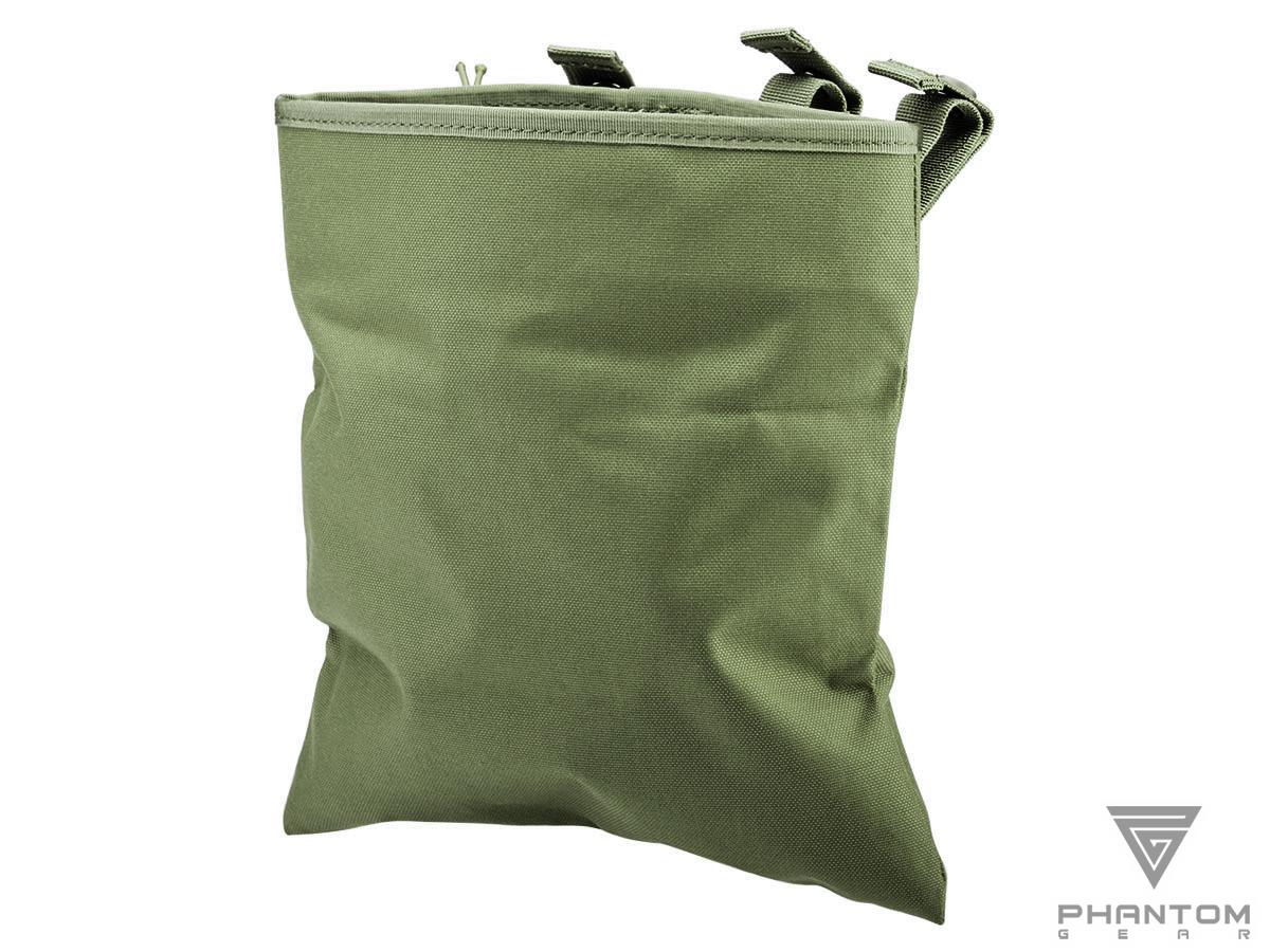 Phantom Gear High Speed Foldable Magazine Dump Pouch (Color: OD Green)