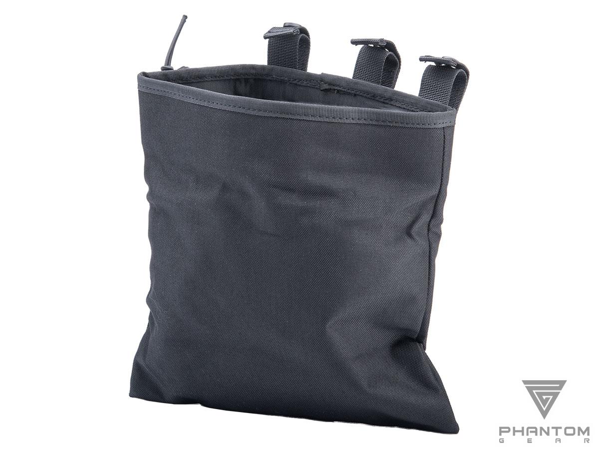 Phantom Gear High Speed Foldable Magazine Dump Pouch (Color: Black)