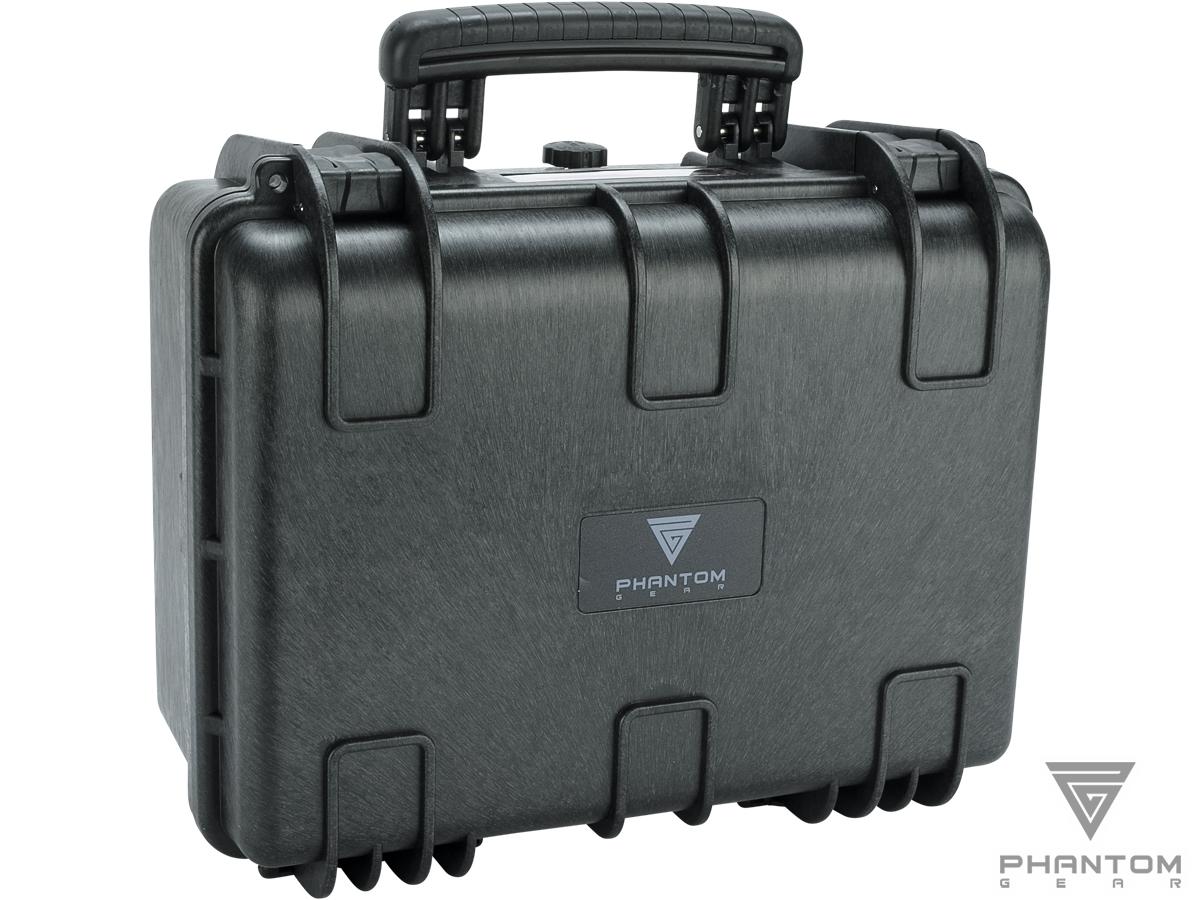 Tsunami Armory Series Waterproof IP67 High Impact Equipment Case w/ Customizable Grid Foam (Model: Phantom Gear / Black)