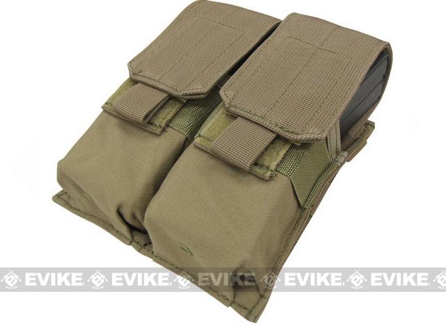 Phantom Gear Modular MOLLE Ready Tactical Double M4 M16 Magazine Pouch (Color: Tan)