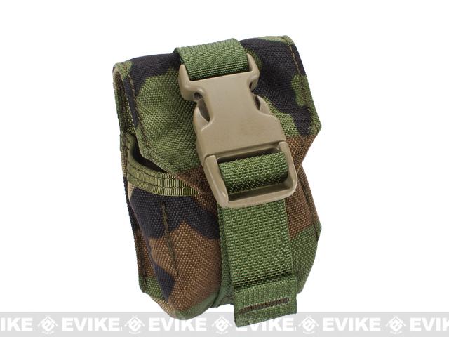 Phantom Single Frag Grenade MOLLE Ready Tactical Pouch - Woodland