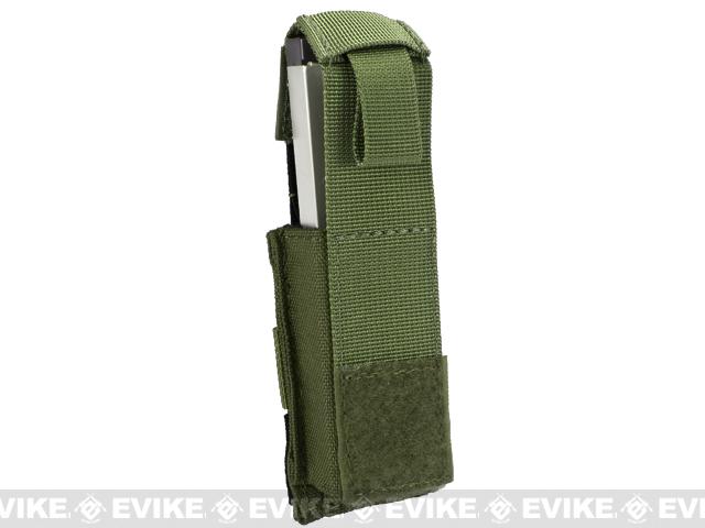 Phantom Gear MOLLE Hard Shell Quick Draw Pistol Magazine Pouch (Color: OD Green)