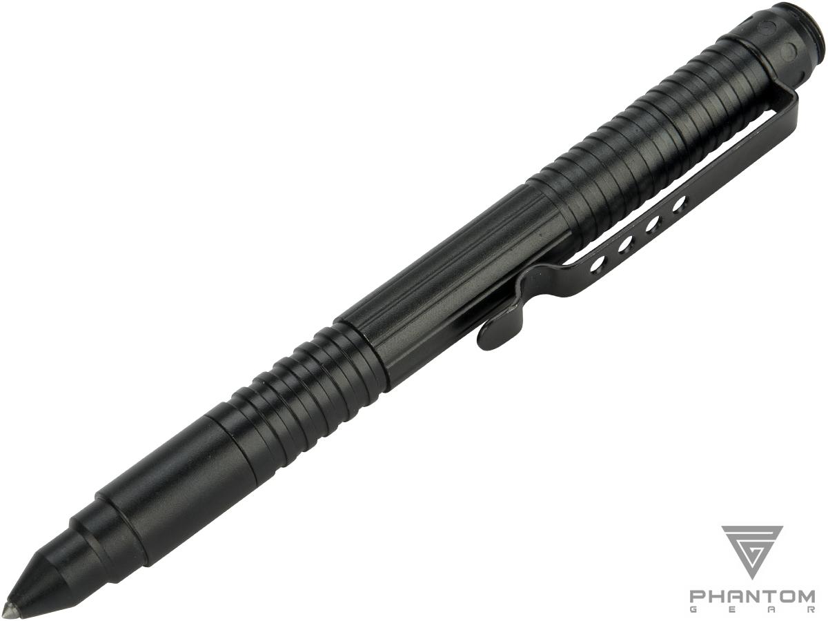 EDC Tactical Ballpoint Pen w/ Pocket Clip & Glass Breaker (Style: Screw Cap Glassbreaker)