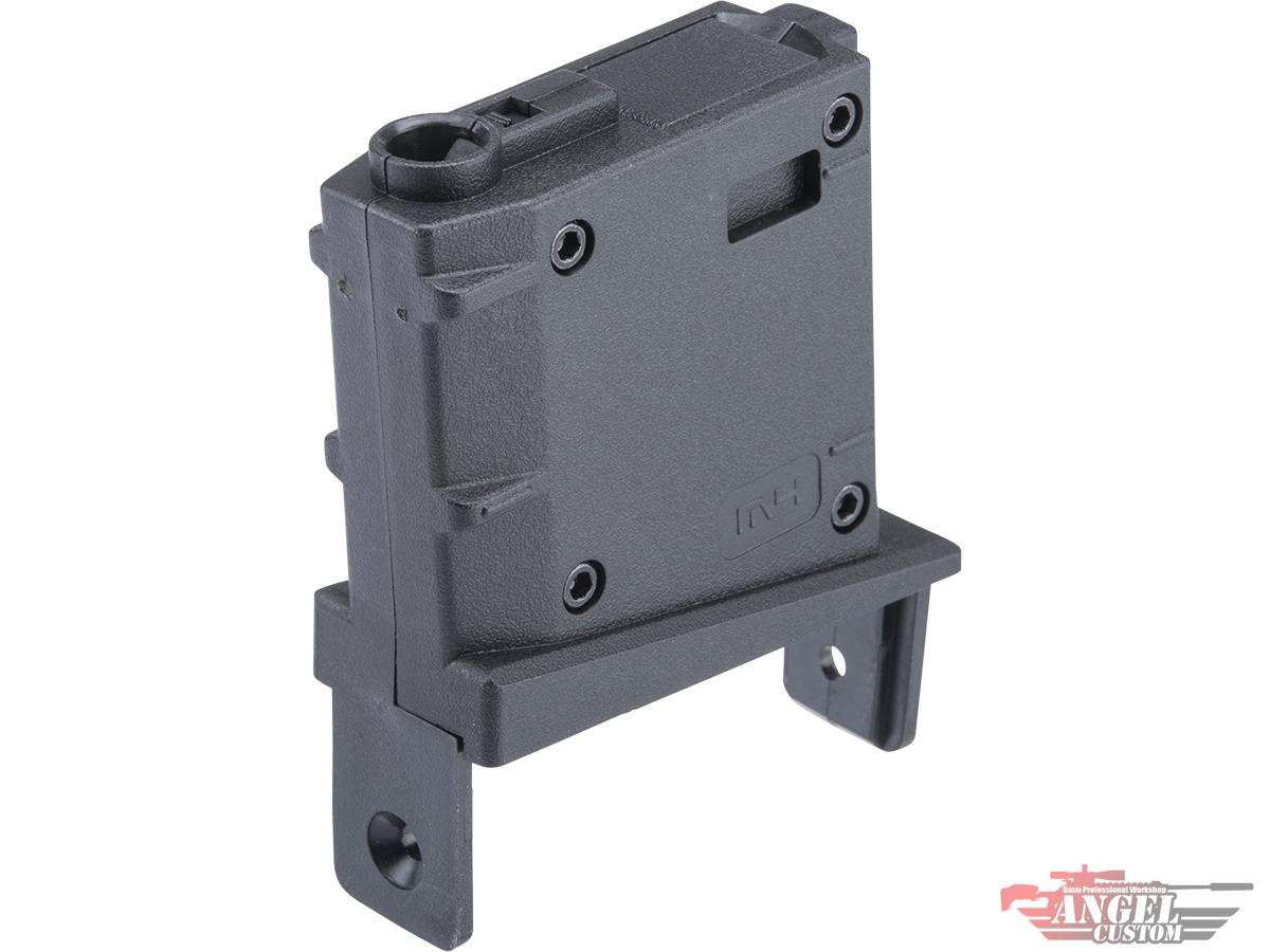 Angel Custom Magazine Adapter for Firestorm / Thunderstorm Airsoft AEG Drum Magazines (Model: M4 / Black)