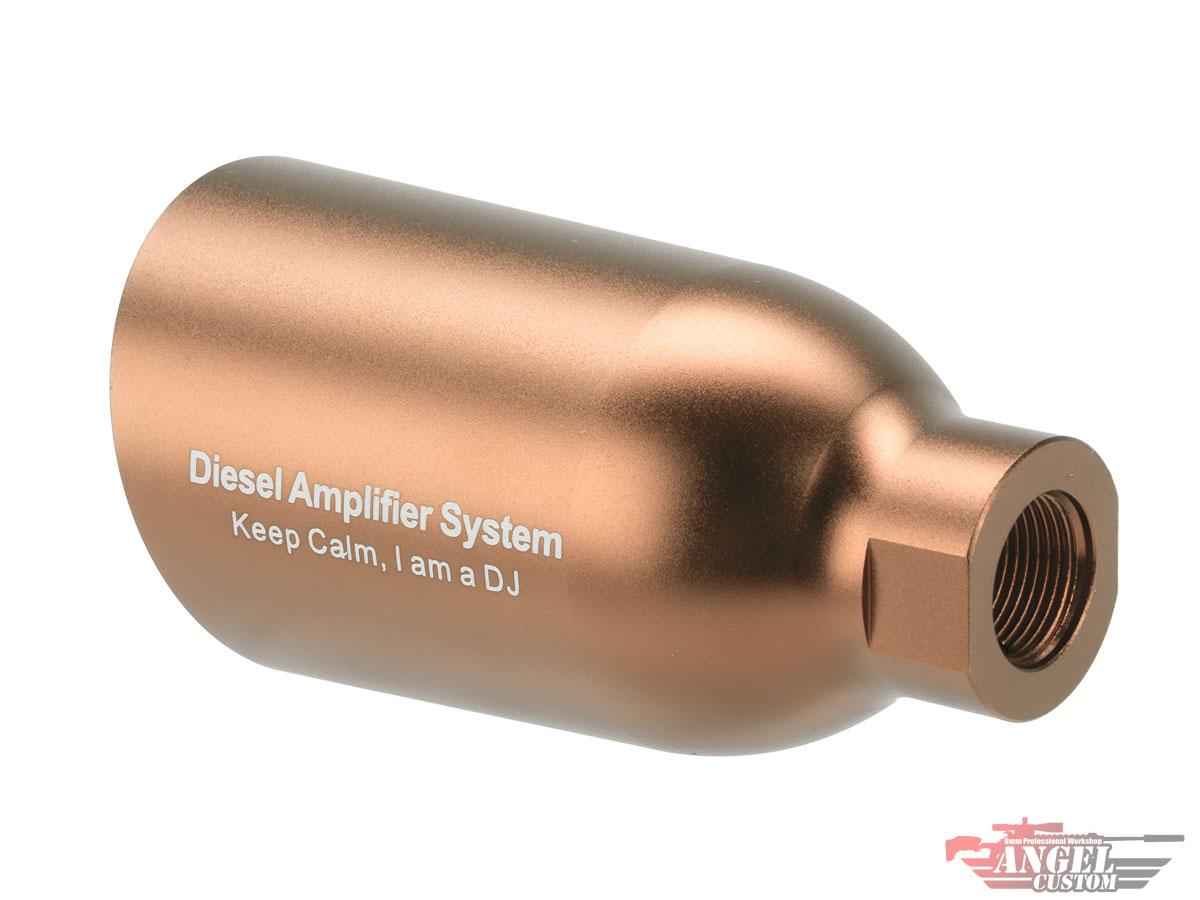 Angel Custom Diesel Amplifier System for Airsoft Pistols and Rifles (Model: DJ / Dark Earth / 14mm CCW)