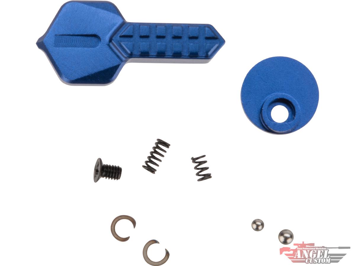 Angel Custom HEX CNC Selector Switch for M4/M16 Series Airsoft AEGs (Color: Blue)