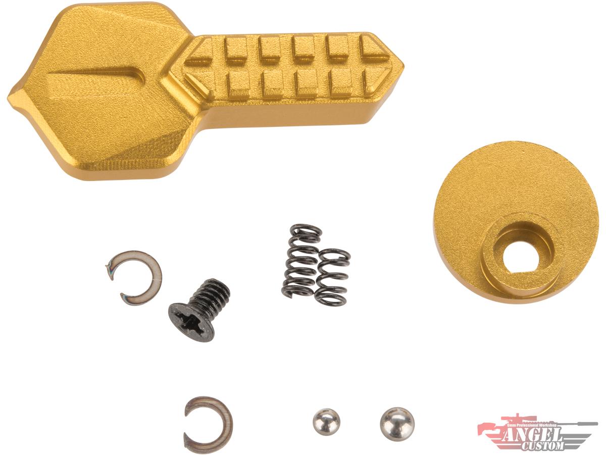 Angel Custom HEX CNC Selector Switch for M4/M16 Series Airsoft AEGs (Color: Gold)