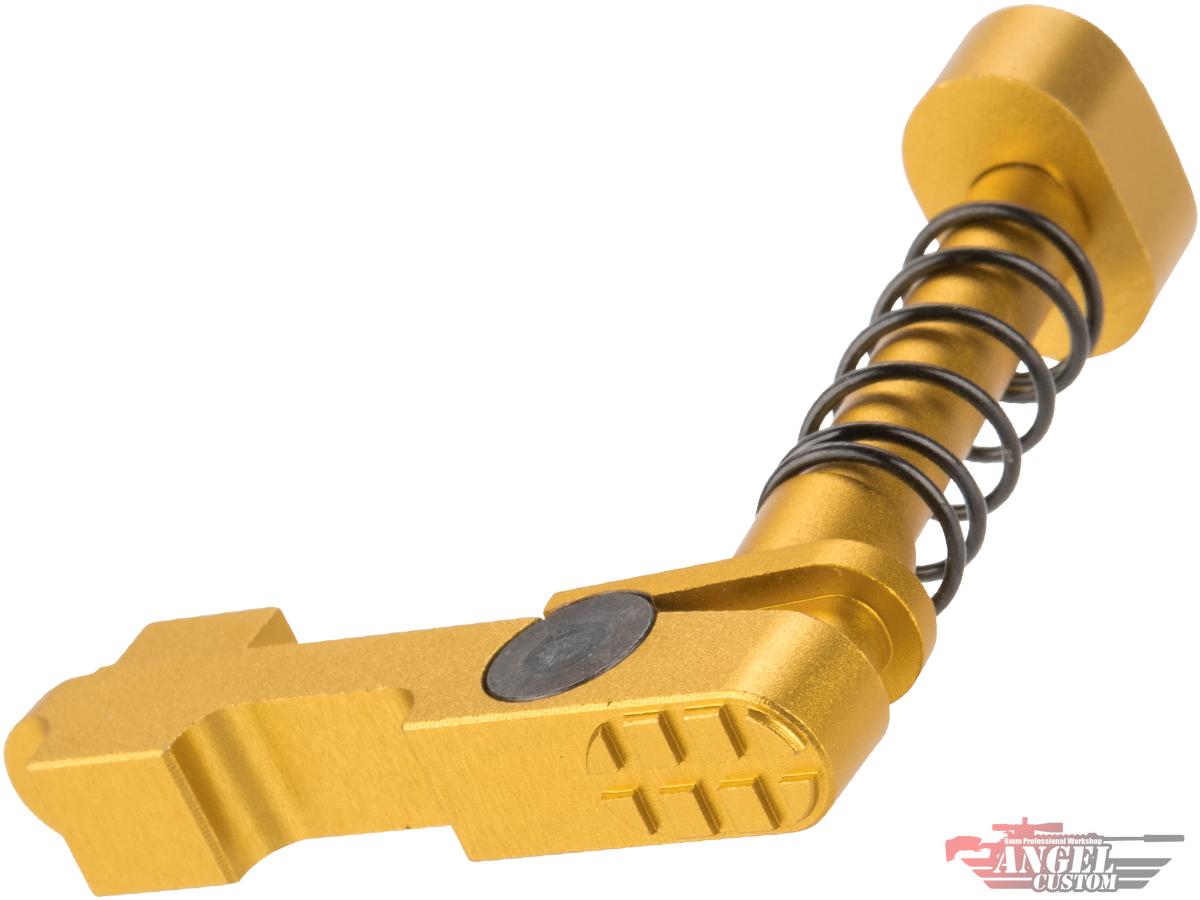 Angel Custom HEX Ambidextrous Magazine Release for M4/M16 Series Airsoft AEGs (Color: Gold)