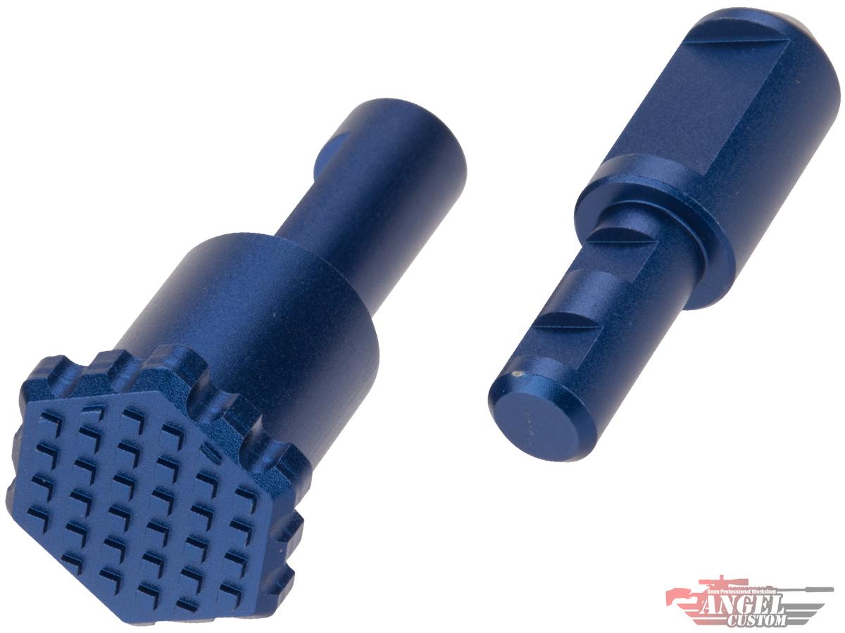 Angel Custom HEX Forward Assist for M4/M16 Series Airsoft AEGs (Color: Blue)