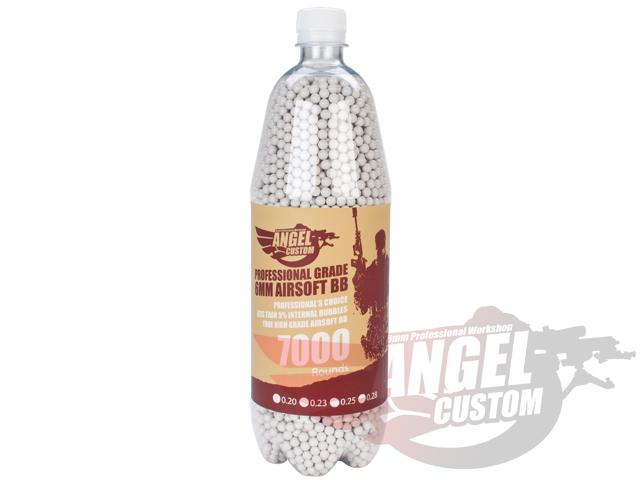 Angel Custom 7000 Rounds Professional Grade 6mm Airsoft BBs (Weight: 0.20g)