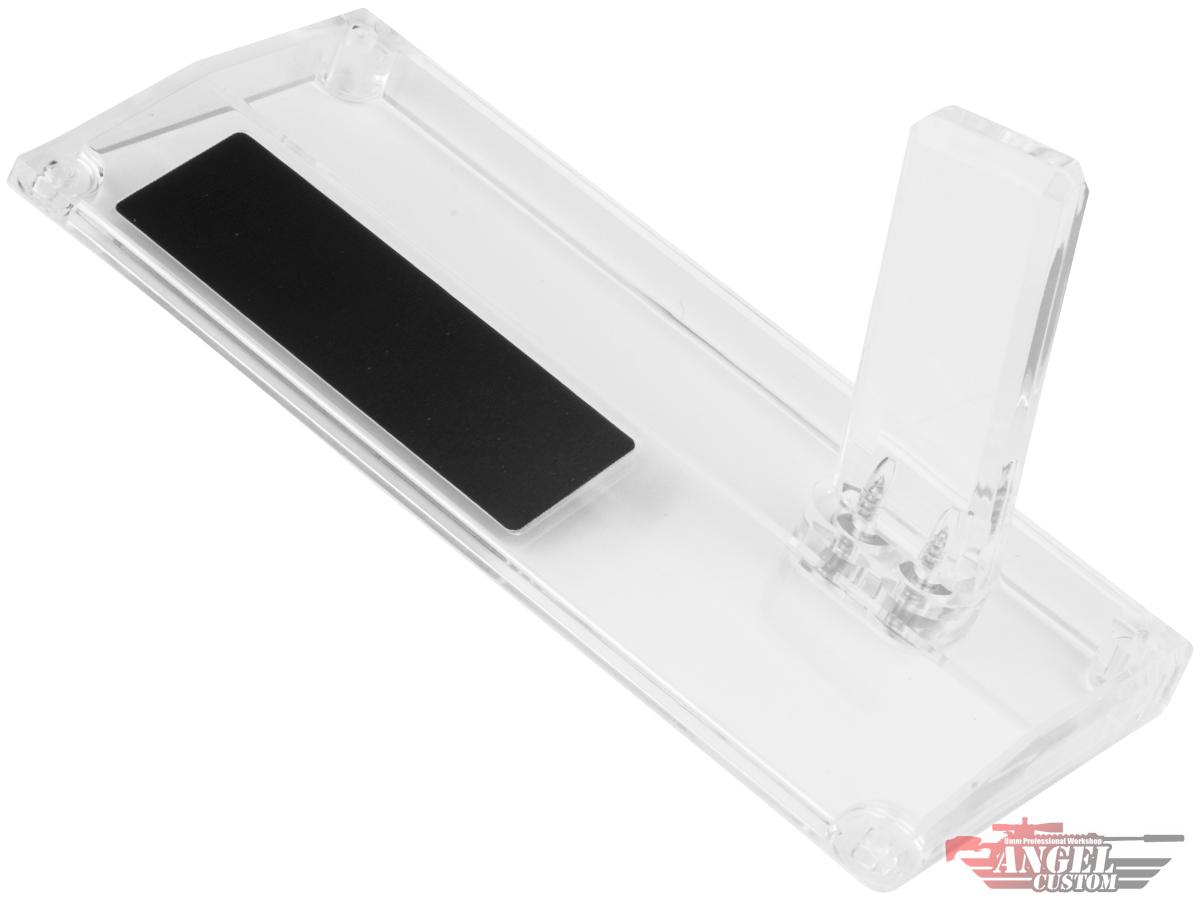 Angel Custom Display Grade Acrylic Pistol Hand Gun Stand (Model Clear