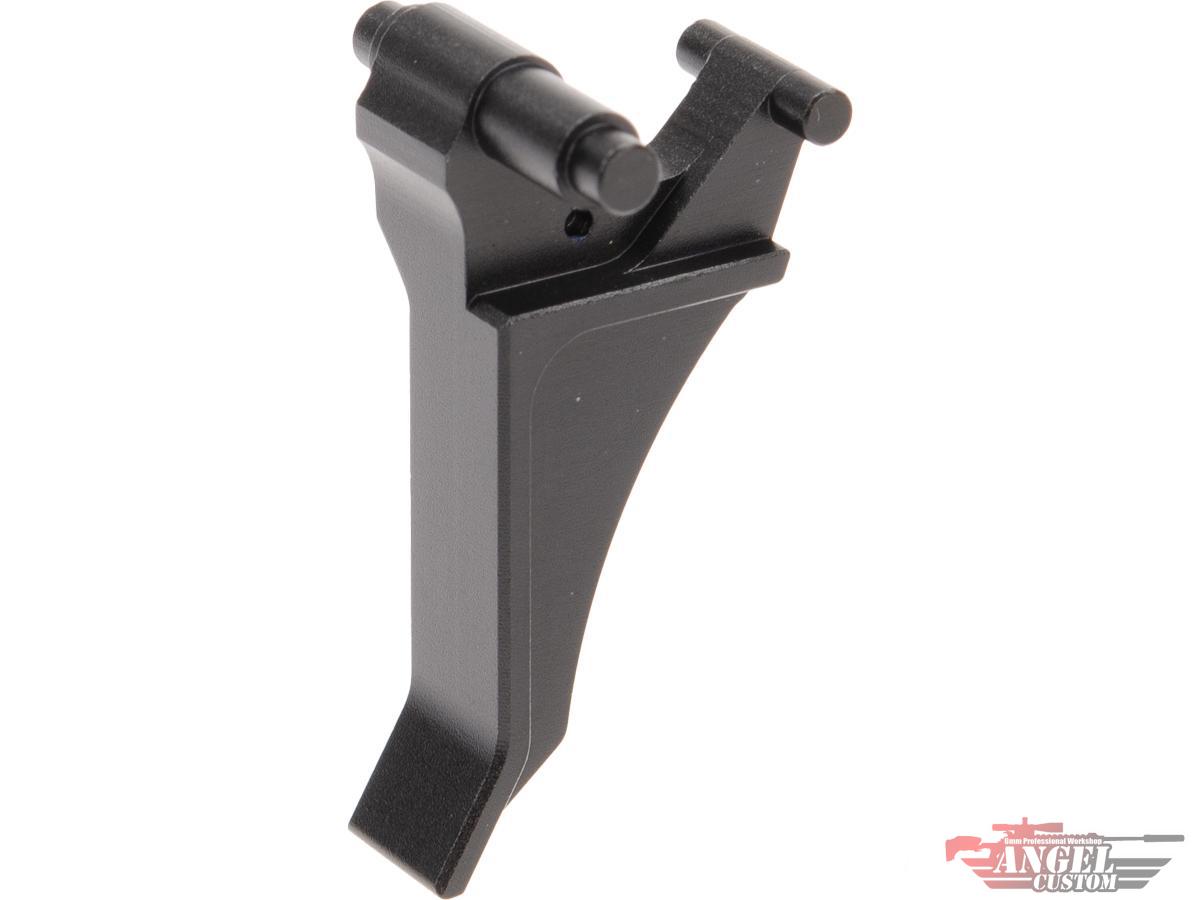 Angel Custom CNC AK Enhanced Flat Trigger for AK Series AEG Rifles (Color: Black)